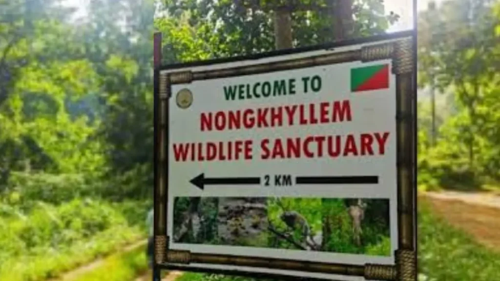 Nongkhyllem Wildlife Sanctuary Location