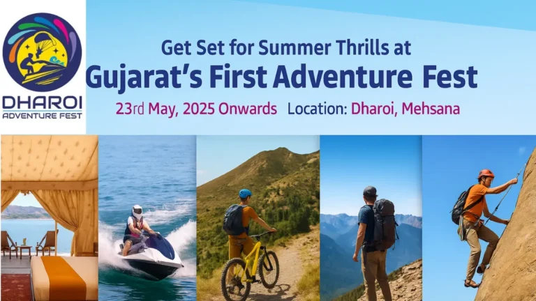Dharoi Adventure Fest Mehsana 2025 Booking-Package
