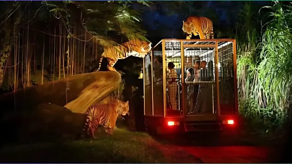 Night Safari Lucknow Location entry gate