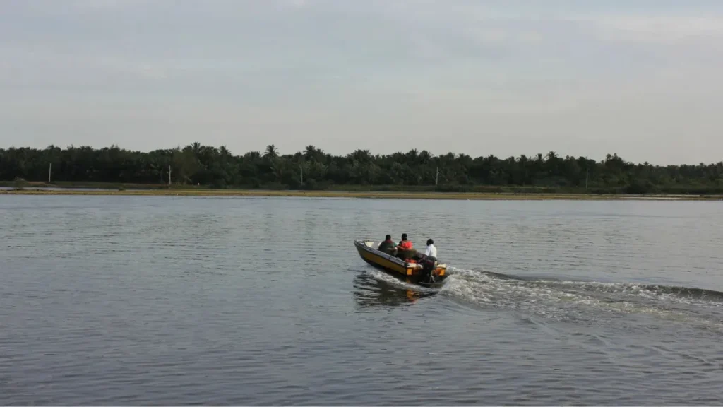 Boating in Chunnambar River