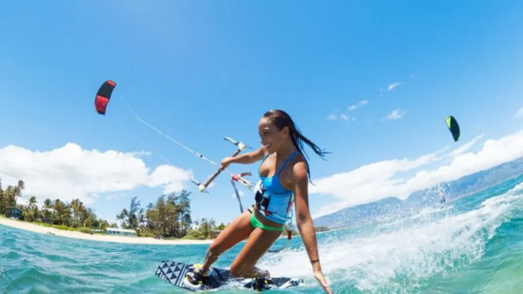 Kite Surfing at Paradise Beach