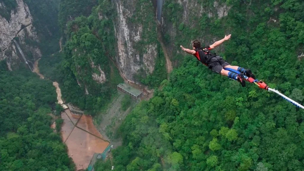 Bungee Jumping at Pogo Land