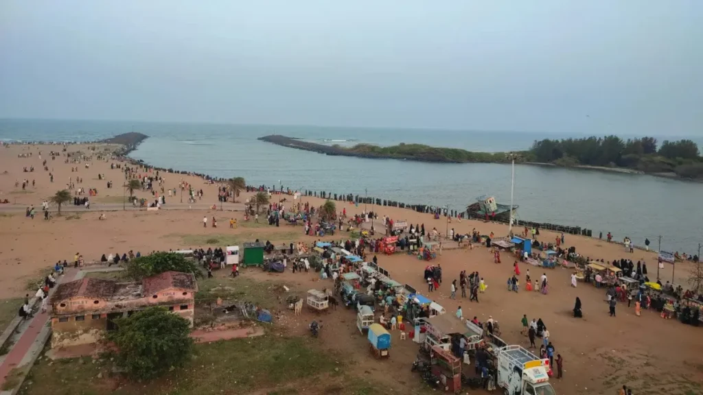 Canoeing at Karaikal Beach