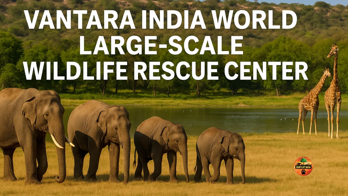 VANTARA INDIA WORLD LARGE-SCALE WILDLIFE RESCUE CENTER