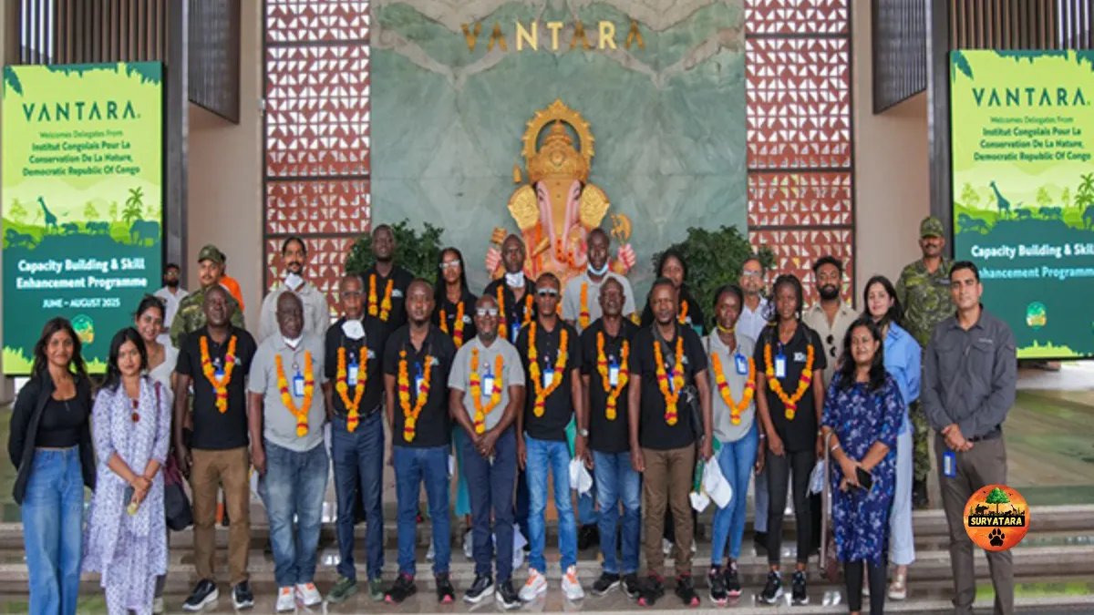 Vantara Jamnagar Hosts Wildlife Welfare