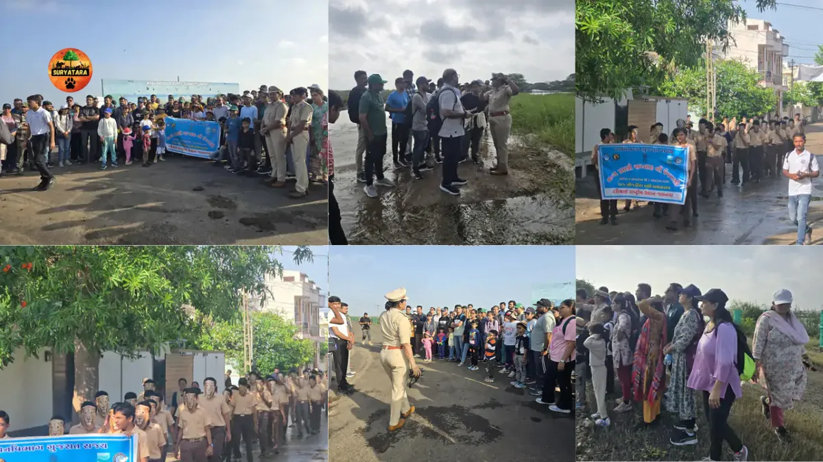 Wildlife Week Celebrated at Khijadiya Sanctuary