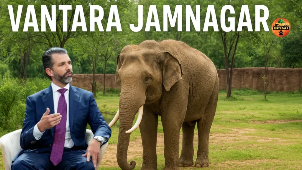 Donald Trump Jr Visits Jamnagar and Tours Vantara