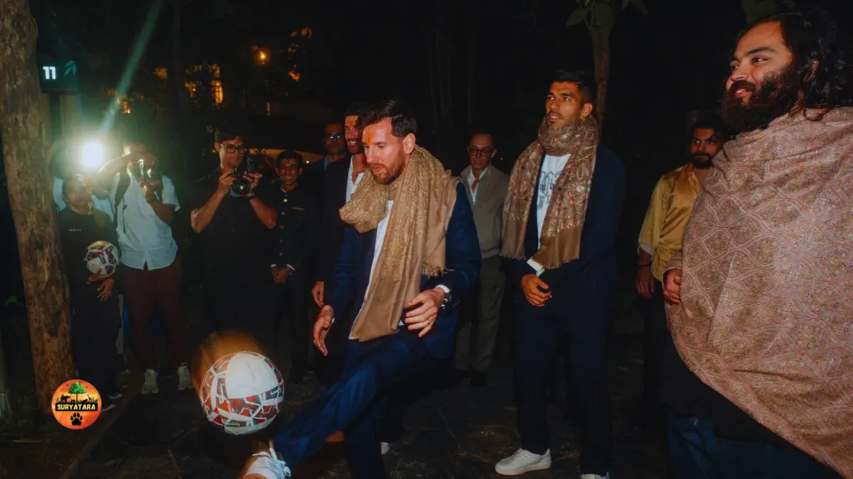 Messi Visit to Vantara
