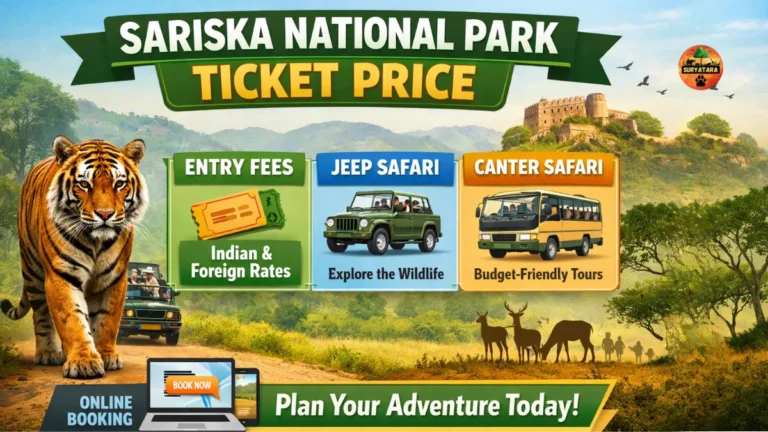 Sariska National Park Ticket Price