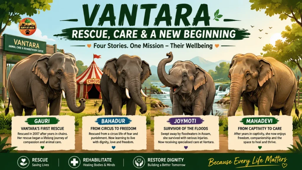 Vantara Rescue and Rehabilitation Stories